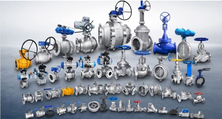 Range of industrial boiler valves and fittings
