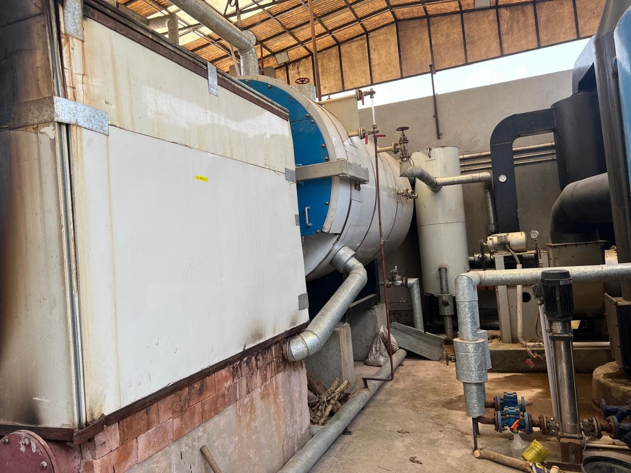 Industrial boiler installation serviced by Archy Boiler Services